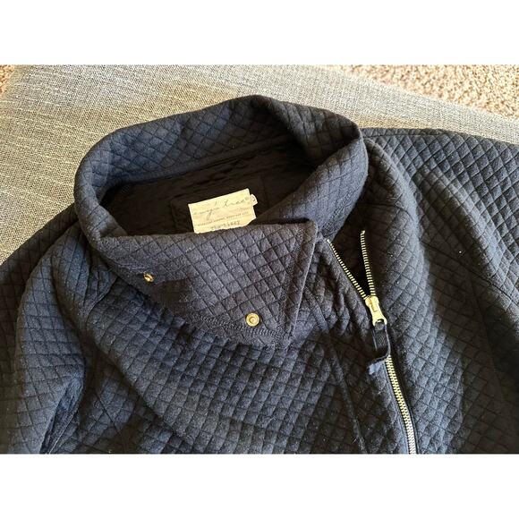 Evy’s tree lizzy black moto luxury hoodie comfort soft L excellent condition - Picture 3 of 4